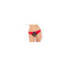 Culotte ouverte noir et rouge 